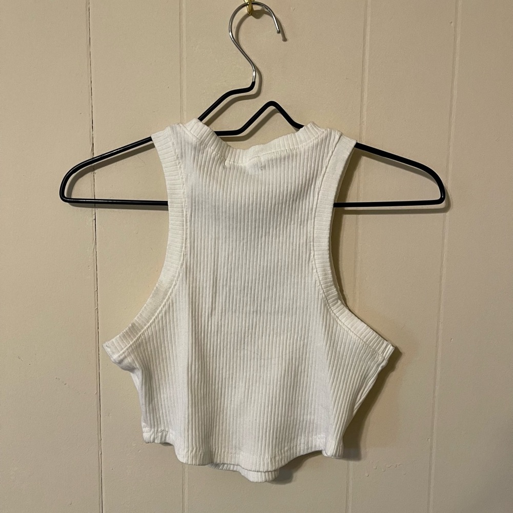 NWT Missguided Ribbed Crop Top - Picture 3 of 3